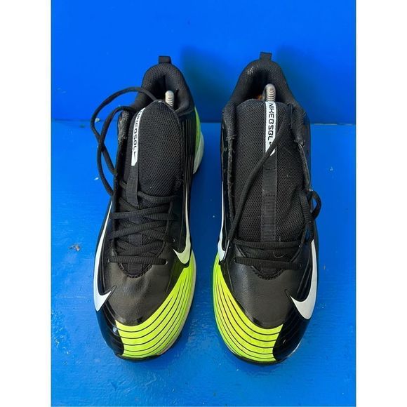 Nike Vapor Keystone 2 Low Fastflex Neon Green Baseball Cleats 684698-017 Sz 9.5 - Picture 3 of 6